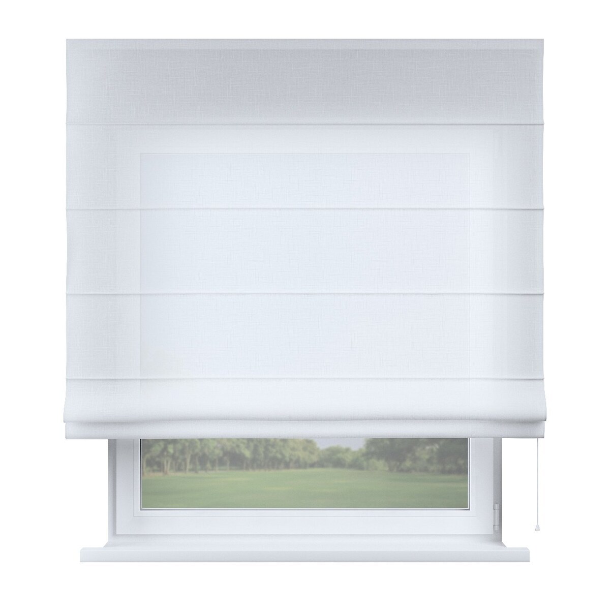 Roleta rzymska Capri 160x170 prześwitująca, biała