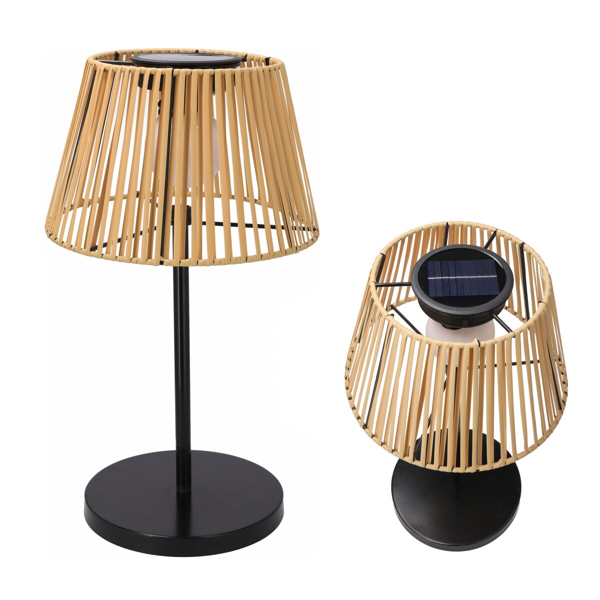 Lampa solarna LED 47 cm stojąca do ogrodu