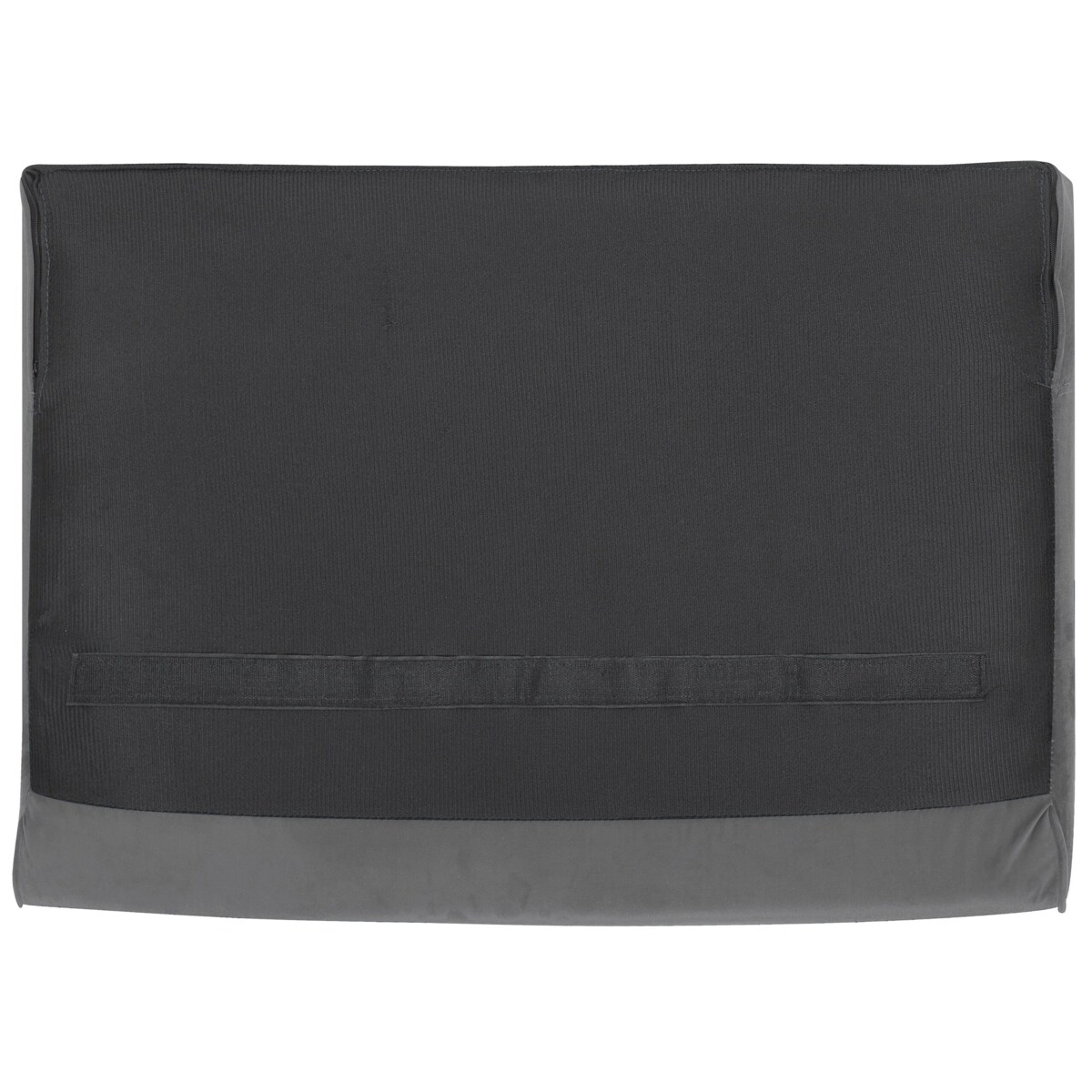 Sofa 3-osobowa welurowa szara SOTRA