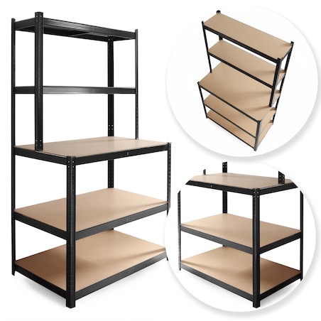 Regał metalowy stół warsztatowy Humberg HR-855 180x100x60 cm 825 kg 4855