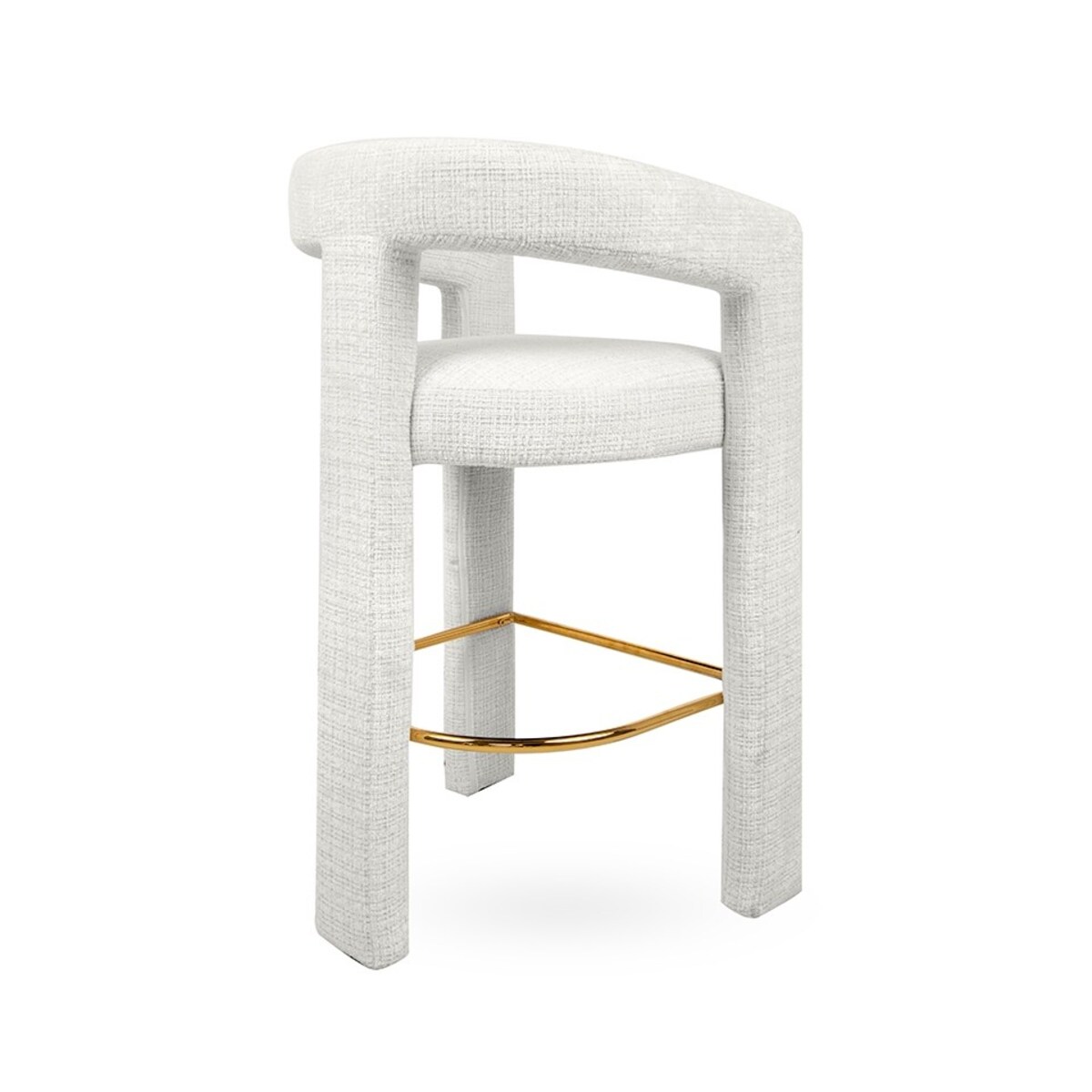 Krzesło barowe LOGAN białe