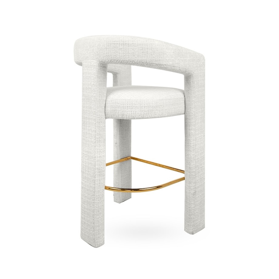 Krzesło barowe LOGAN białe