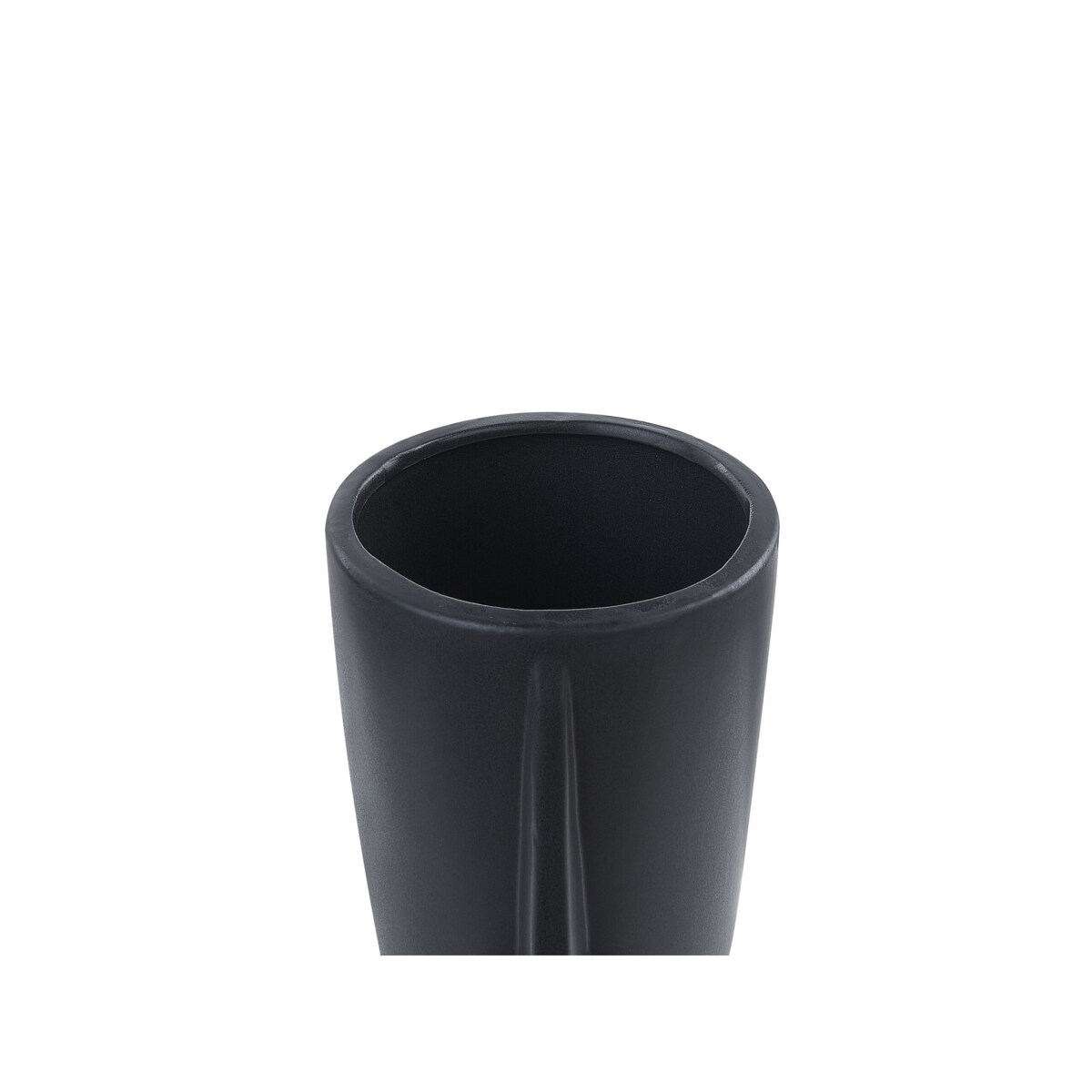 Wazon na kwiaty ceramiczny Czarny ARTEMIS