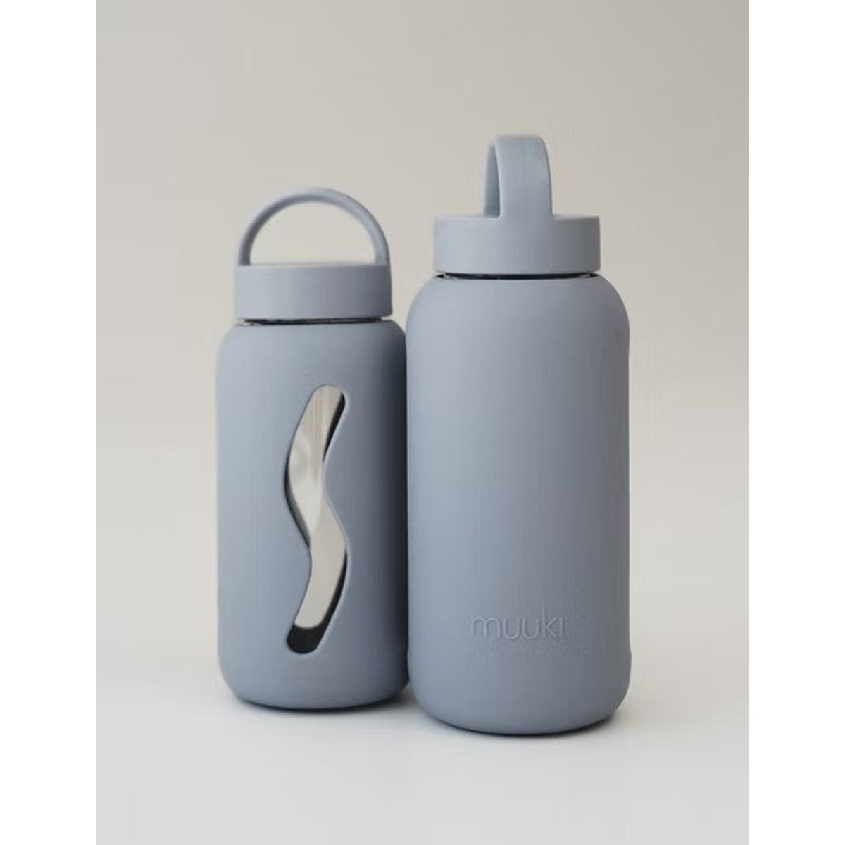 MUUKI MINI BOTTLE szklana butelka na wodę 500 ml, Quantum Ice