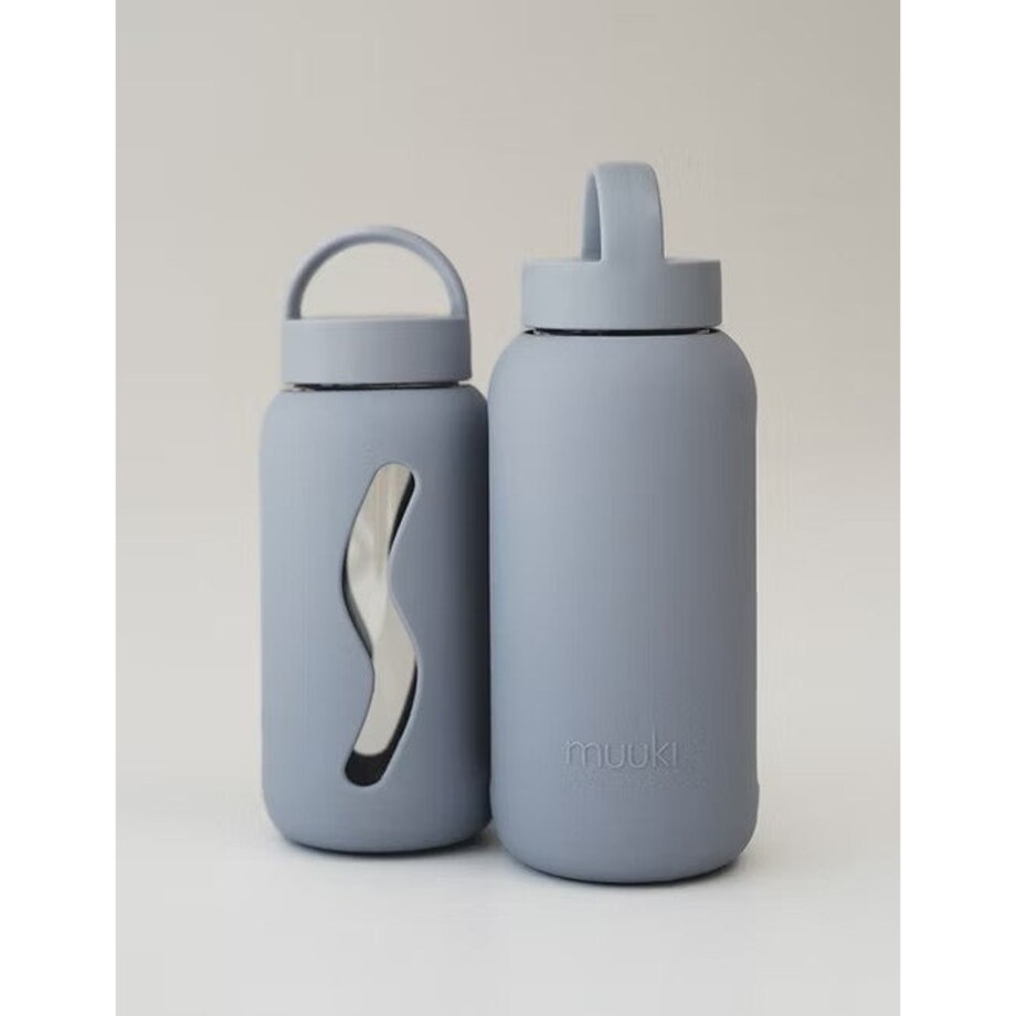 MUUKI MINI BOTTLE szklana butelka na wodę 500 ml, Quantum Ice