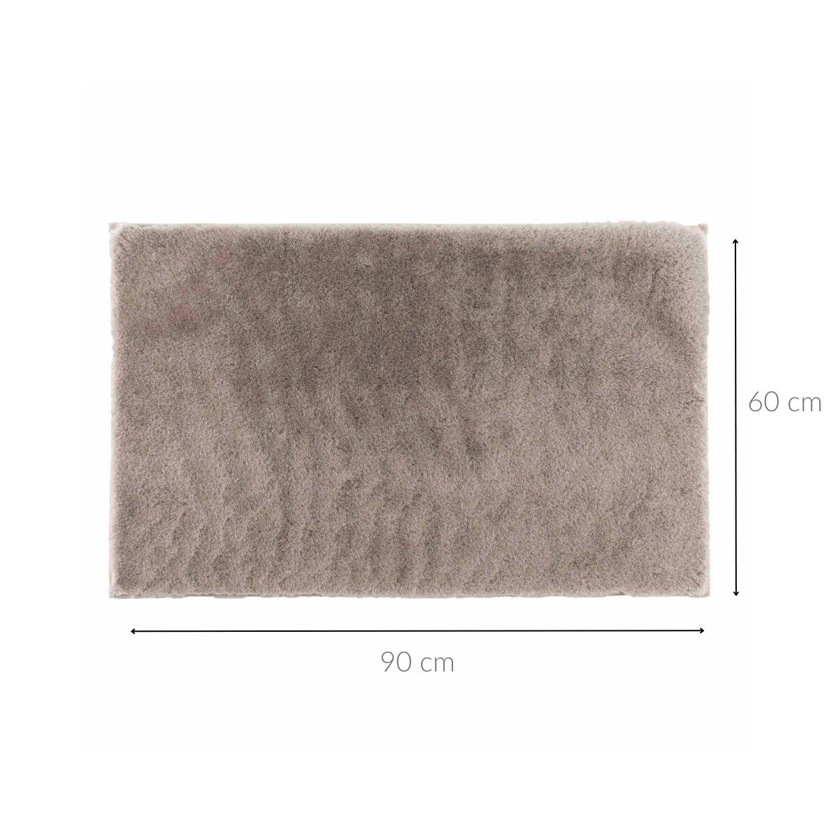 Miękki dywan ze sztucznego futra, brązowy, FELINE