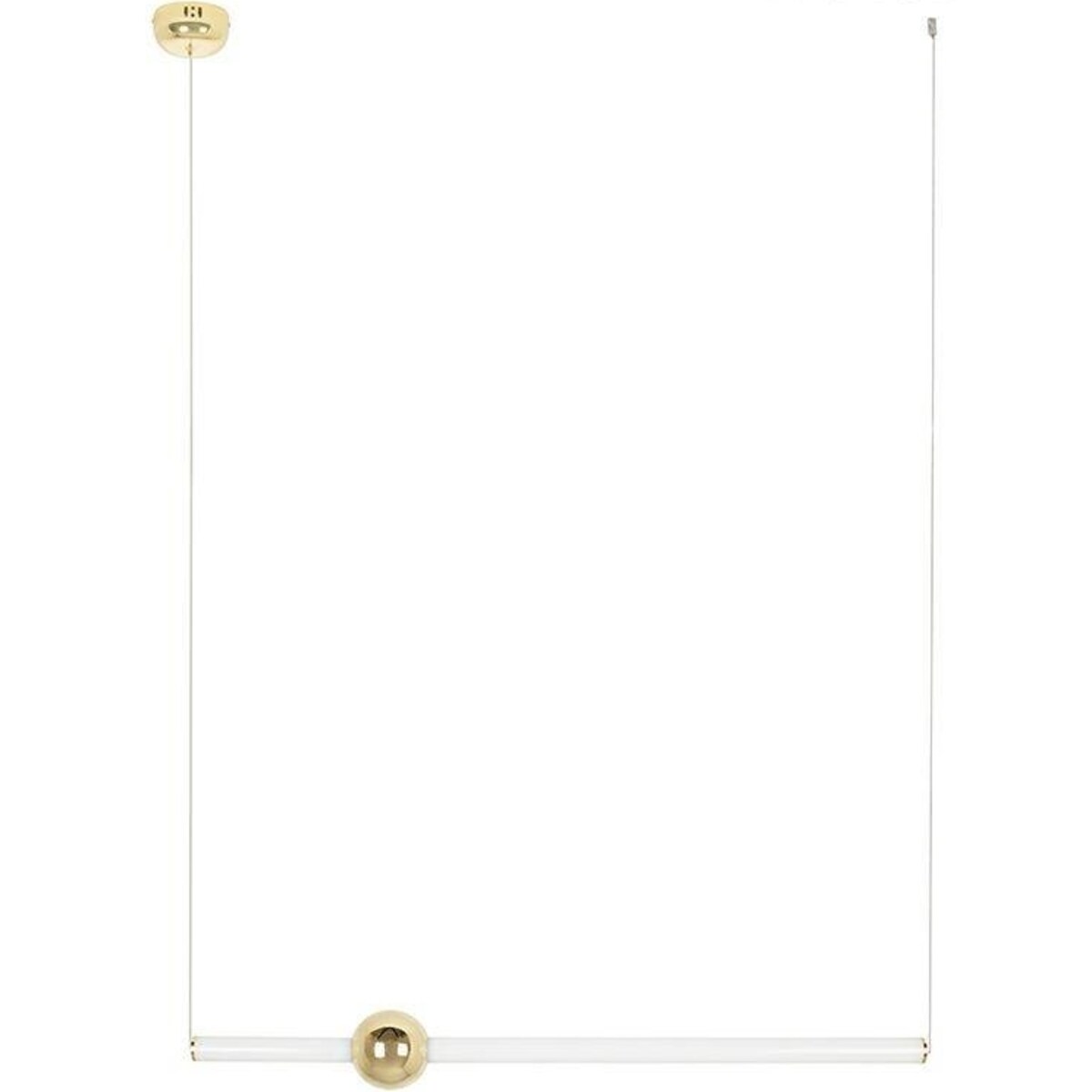 Wisząca lampa Libra In MSE010100220 LED 20W kula złota biała