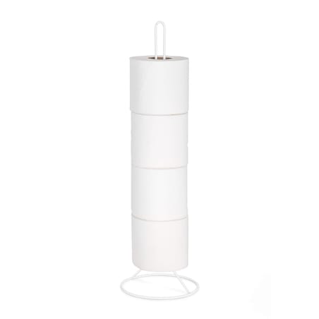 Stojak na papier toaletowy Rayen - 50 cm, Biały