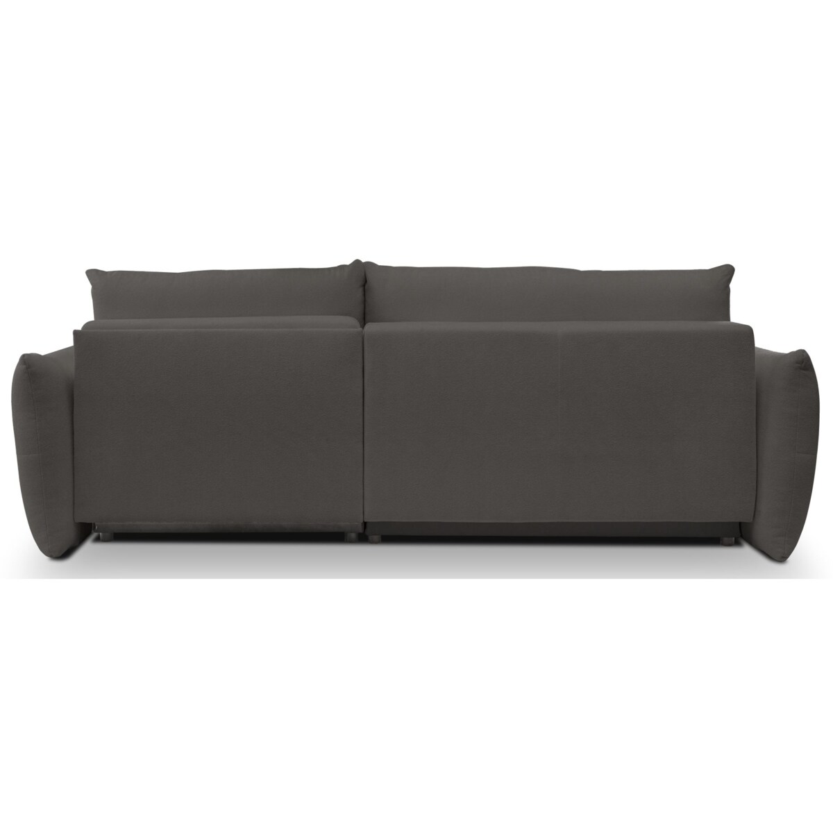 Narożnik z funkcją spania do salonu BOSE, prawostronny, grafitowy