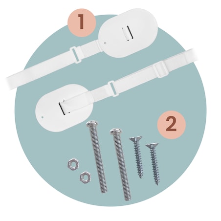 Barierka ochronna do łóżka Nukido zabezpieczająca bramka 200 cm 722900