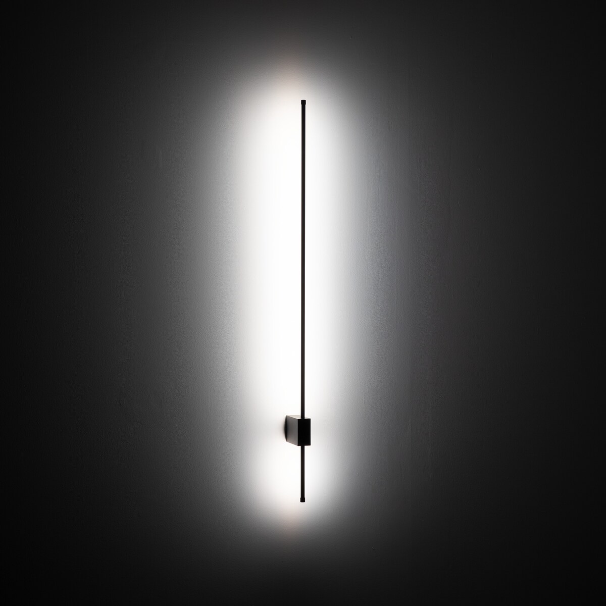 Kinkiet Led Tk Lighting Lixa Liniowe Podświetlenie Ścian Czarny 12W