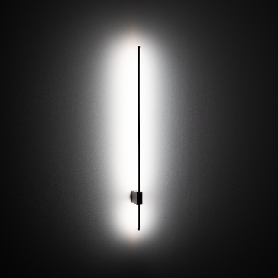 Kinkiet Led Tk Lighting Lixa Liniowe Podświetlenie Ścian Czarny 12W