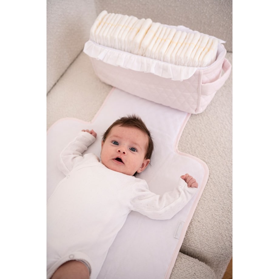 Mata do przewijania pudrowa