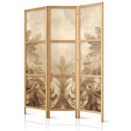 Parawan japoński Kwiaty 135x172 cm 3-częściowy wielokolorowy