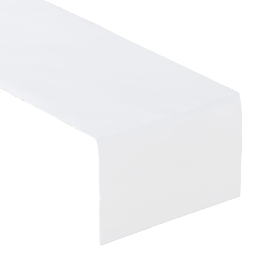 Bieżnik prostokątny 40x130 biały z połyskiem