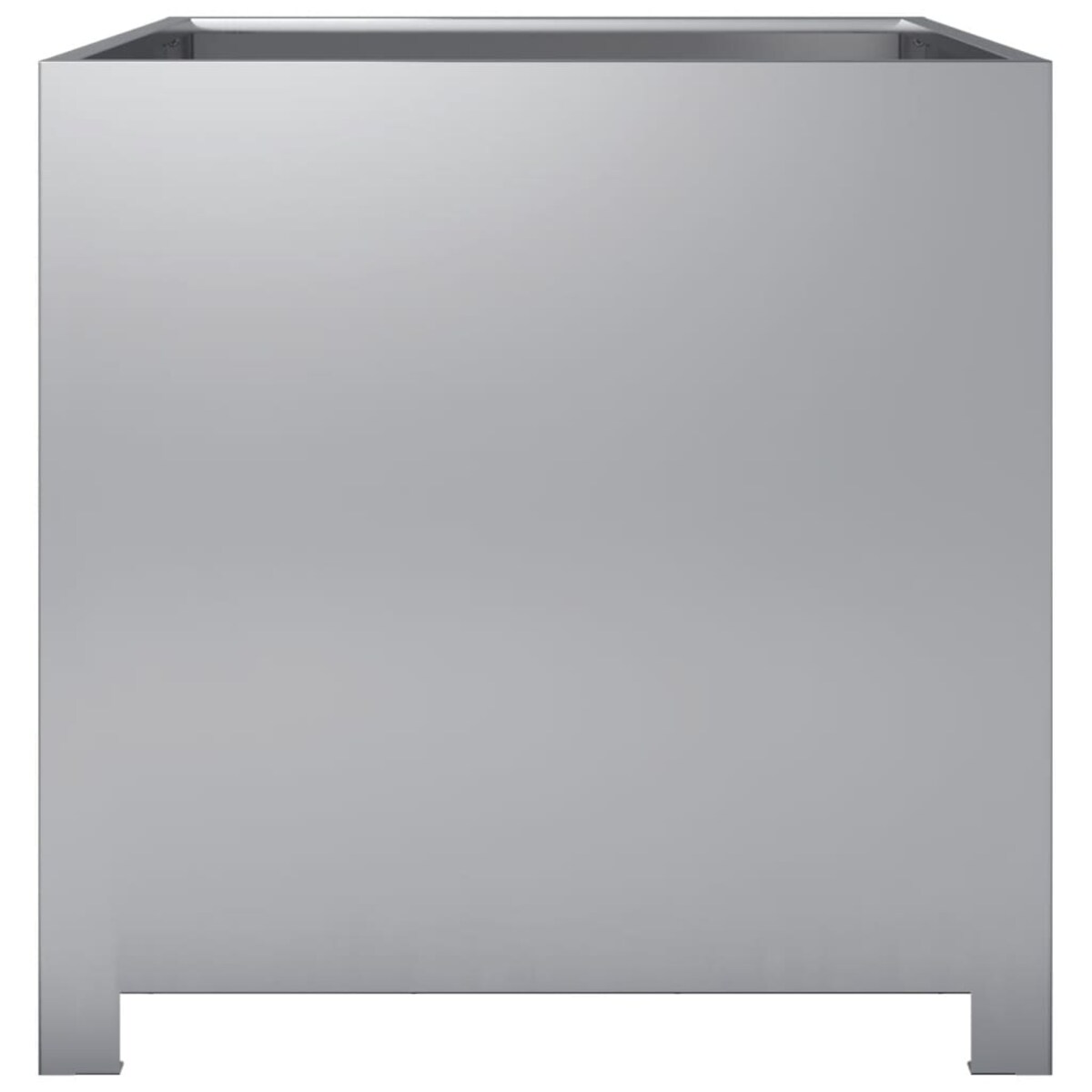 vidaXL Donica ogrodowa, 50x50x50 cm, stal galwanizowana