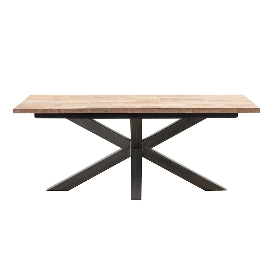 Stół Vince 200x100x79 black&natural, 200 x 100 x 79 cm