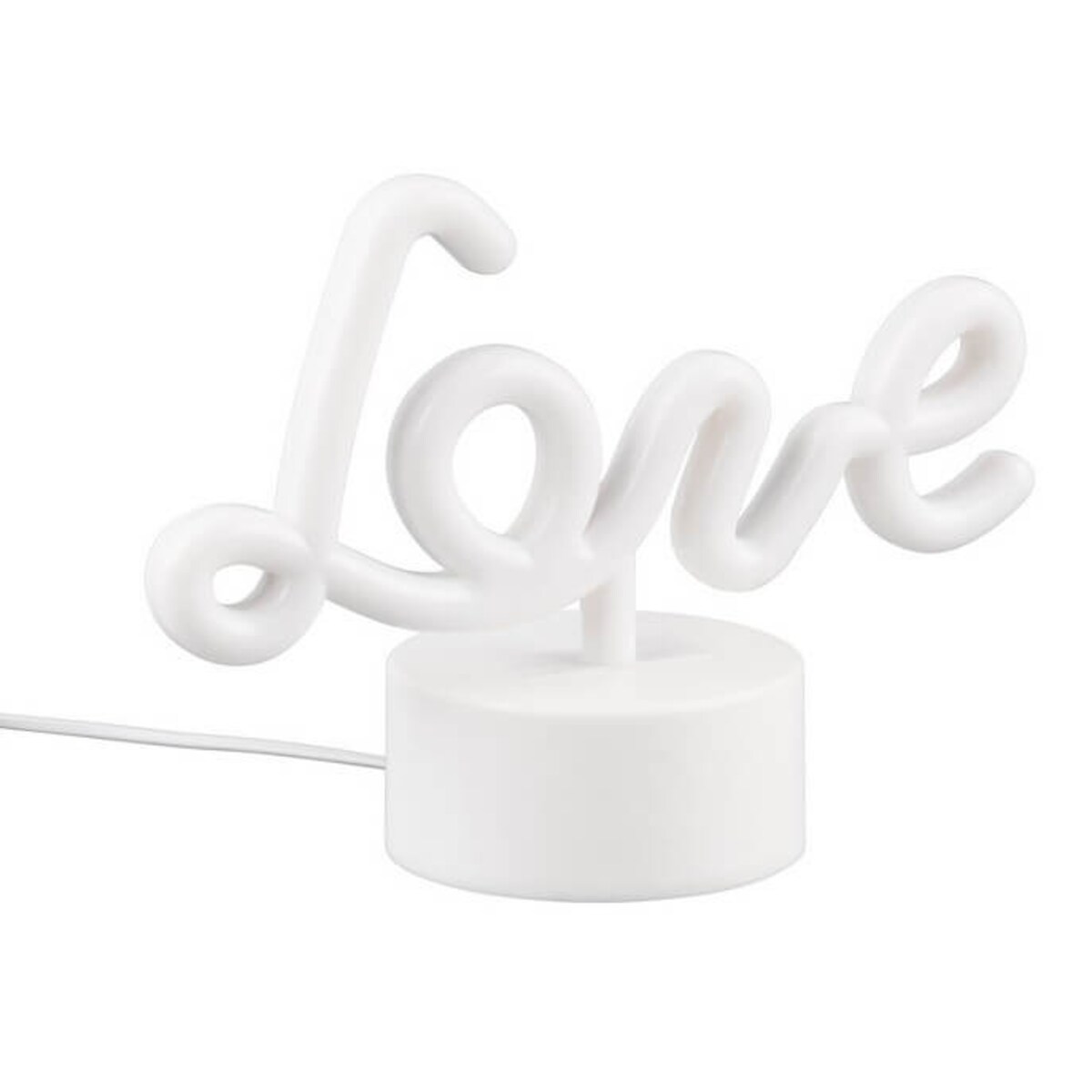 Stołowa lampa love Amor R55931101 RL Light LED 1W USB różowy biały