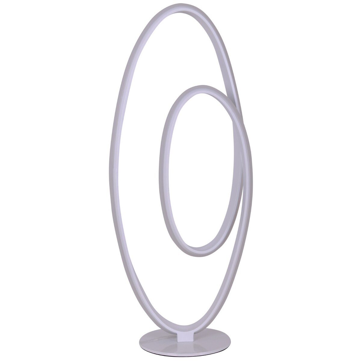 Biurkowa LAMPA stojąca ODRIVE 3153623 Nave metalowa LAMPKA stołowa okrągła LED 30W 3000K spirala biała