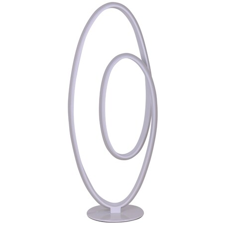 Biurkowa LAMPA stojąca ODRIVE 3153623 Nave metalowa LAMPKA stołowa okrągła LED 30W 3000K spirala biała