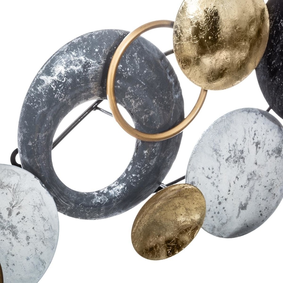 Dekoracja ścienna DECO, metalowa, 93x43 cm