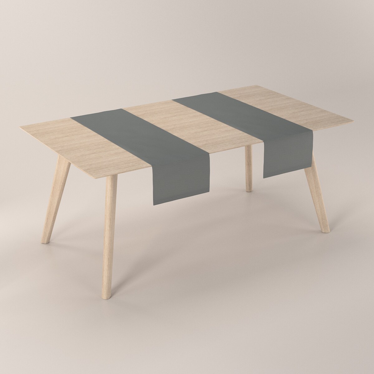 Bieżnik prostokątny 40x130 szary