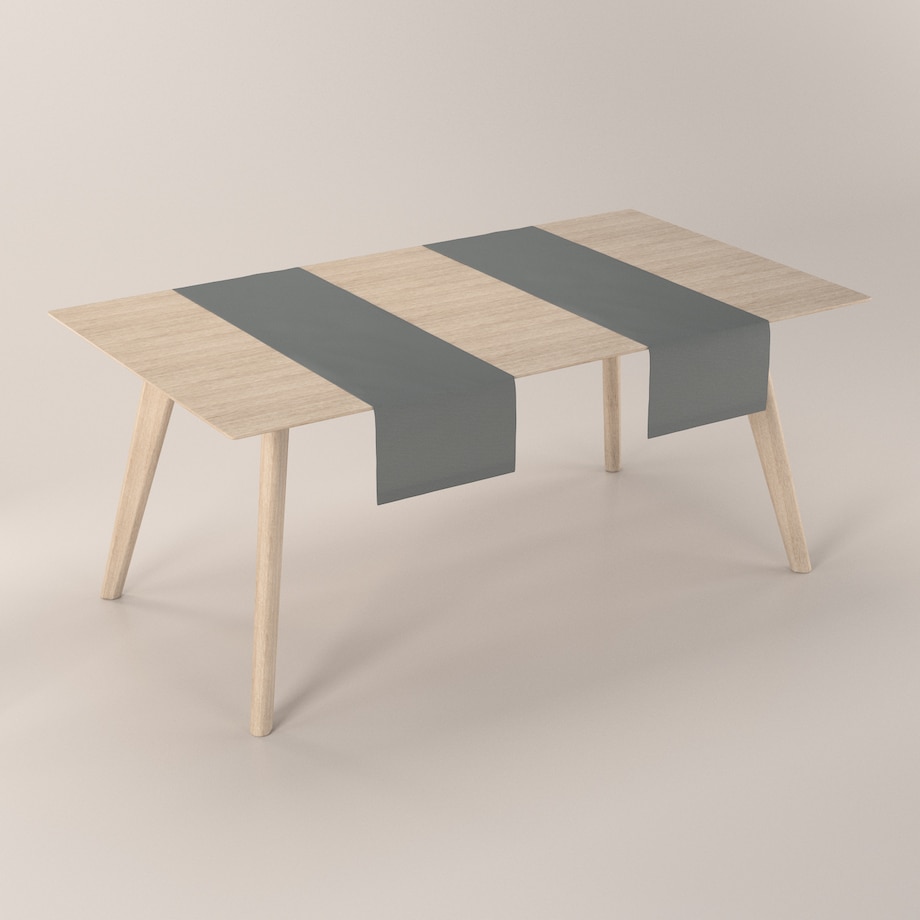 Bieżnik prostokątny 40x130 szary