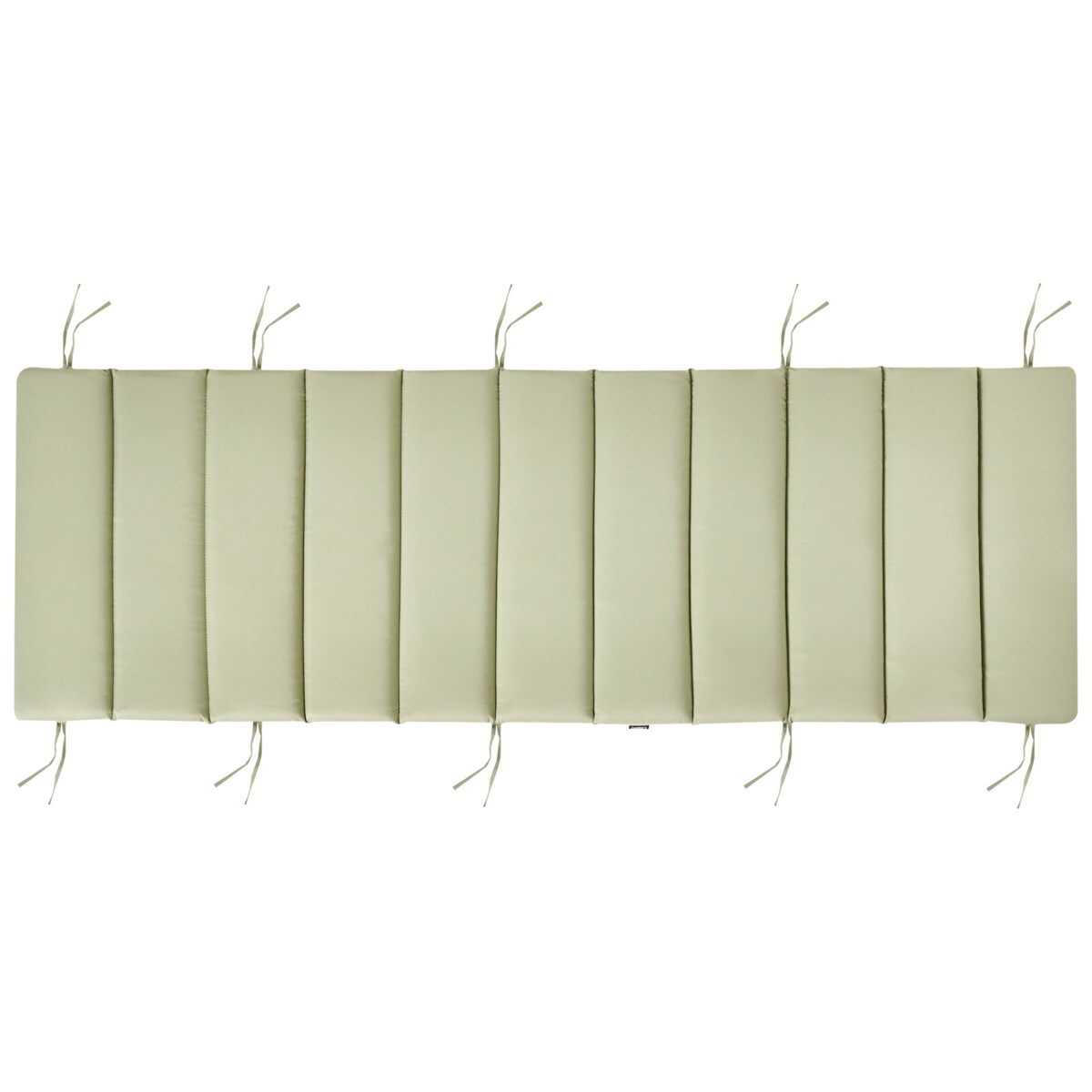 Poduszka na leżak ogrodowy BRESCIA PREMIUM 180 x 60 cm Jasnozielony