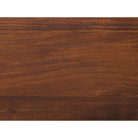 Łóżko 180 x 200 cm ciemne drewno MIALET