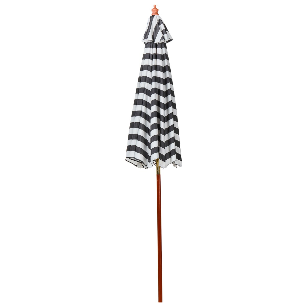 Parasol ogrodowy 260 cm FERENTILLO Czarny/ biały