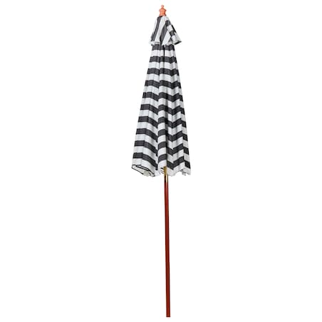 Parasol ogrodowy 260 cm FERENTILLO Czarny/ biały