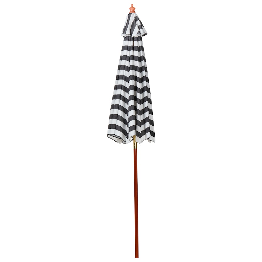 Parasol ogrodowy 260 cm FERENTILLO Czarny/ biały