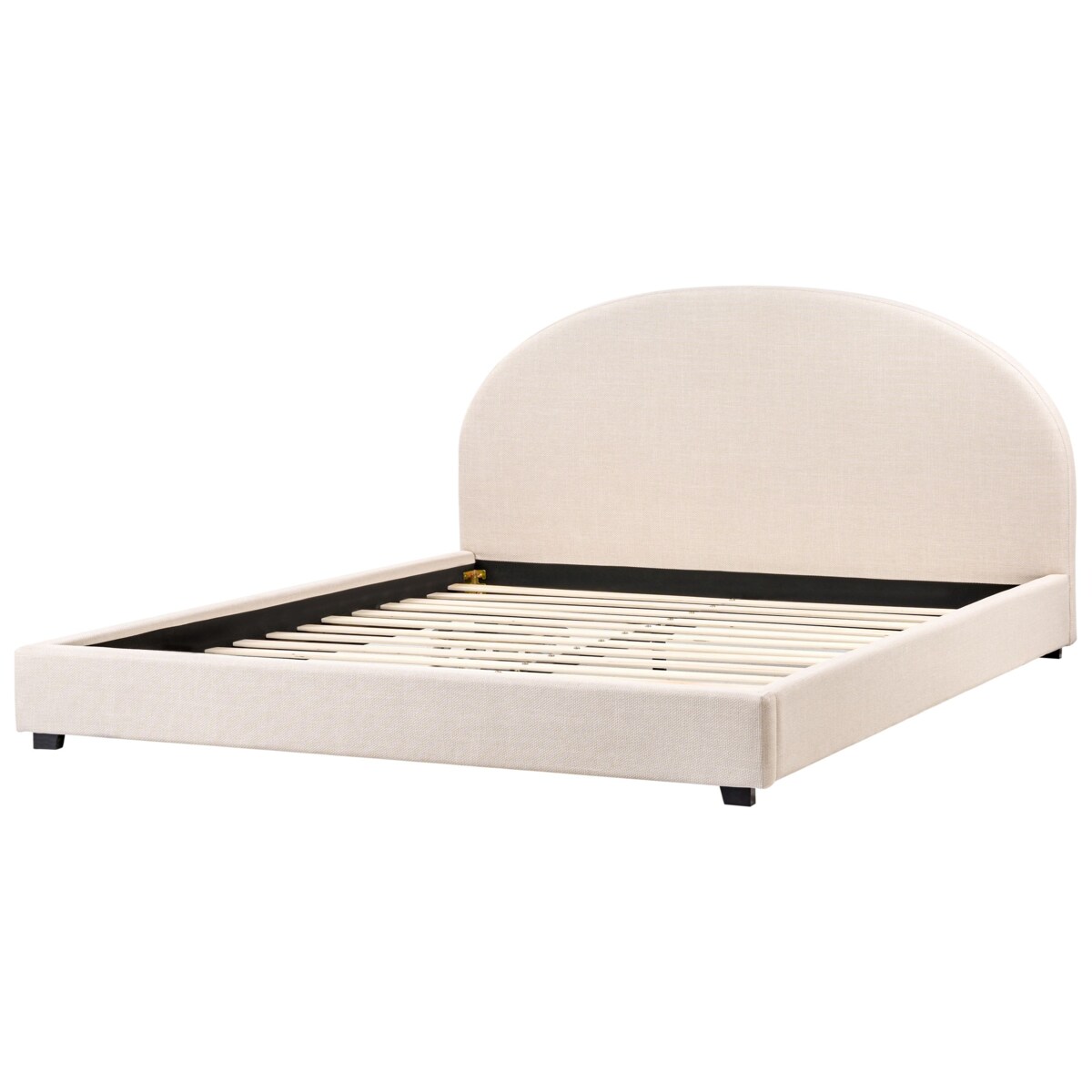 Łóżko VAUCLUSE 180 x 200 cm Jasnobeżowy