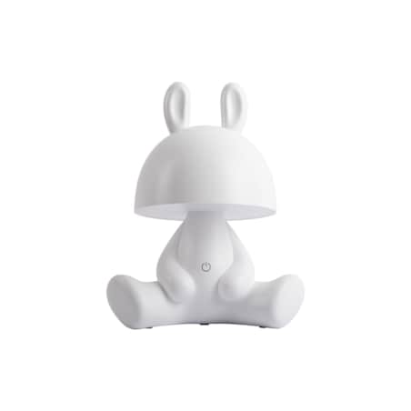 Lampka nocna LED 27x17x22 cm CONIGLIETTO biała