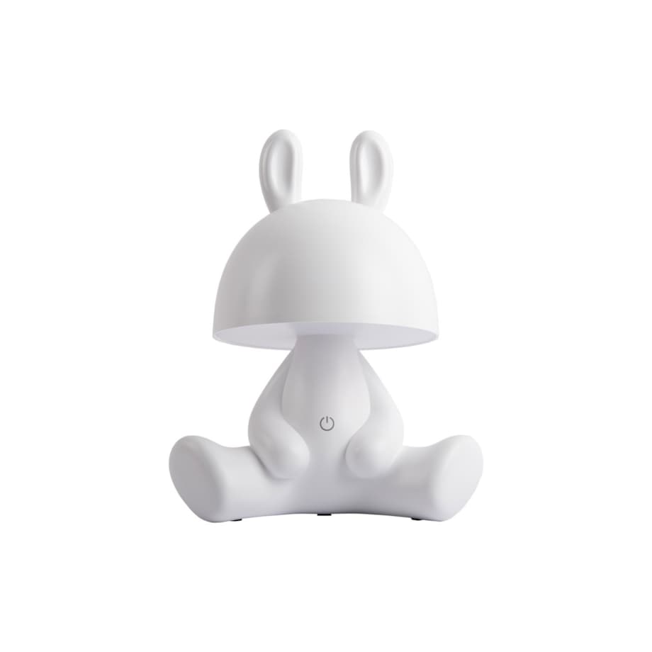 Lampka nocna LED 27x17x22 cm CONIGLIETTO biała