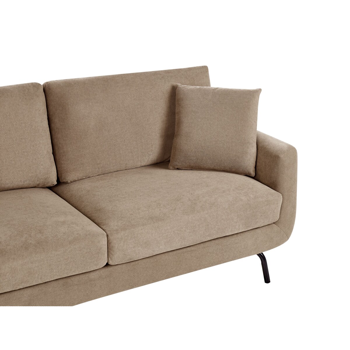 Sofa 3-osobowa jasnobrązowa VESALA