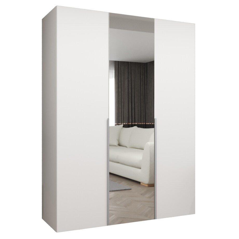 Szafa uchylna otwierana ALICANTE 2 150 wys. 202 cm Biały + u. Kaszmir