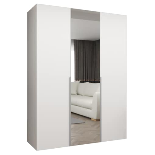 Szafa uchylna otwierana ALICANTE 2 150 wys. 202 cm Biały + u. Kaszmir