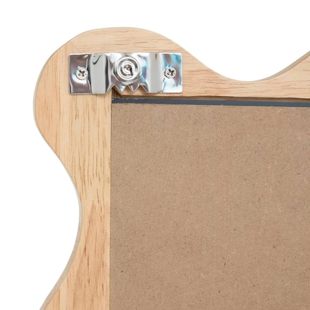 Lustro w falistej ramie, drewniane 180 cm, Brooke