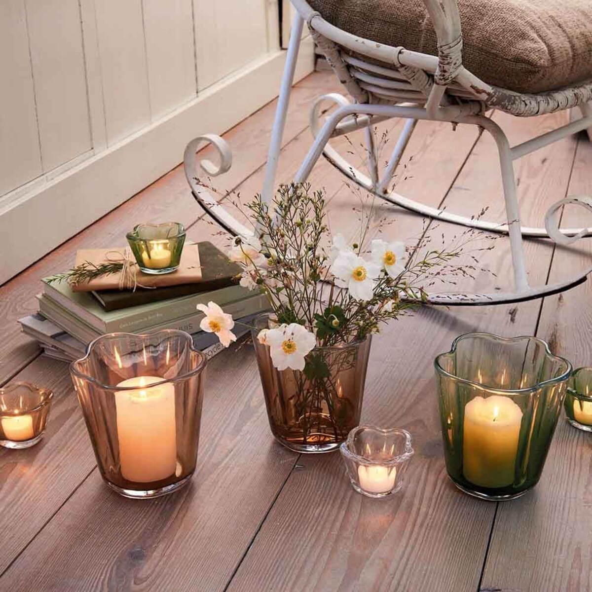 Teelight 6 green Casolare