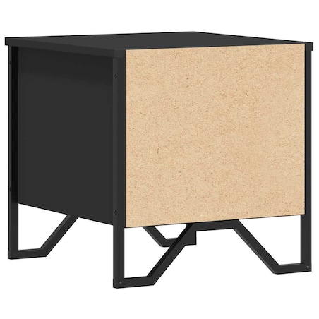 vidaXL Szafki nocne 2 szt. czarne 40x30x40 cm, materiał drewnopochodny