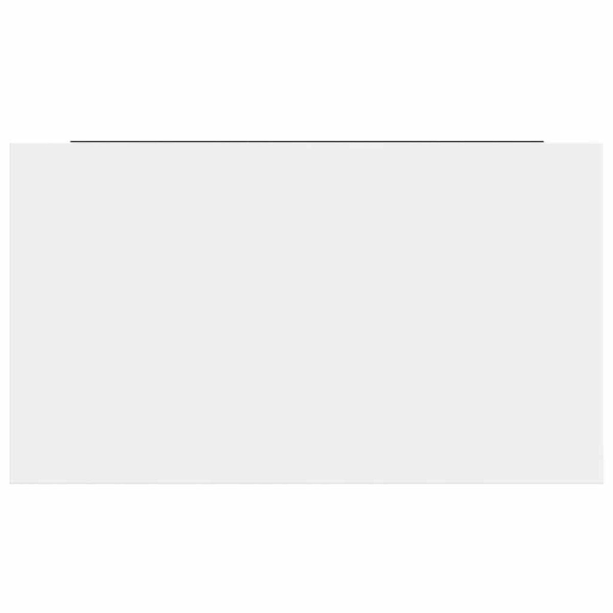 vidaXL Półka ścienna, biała, wysoki połysk, 40x23x3,8 cm, MDF