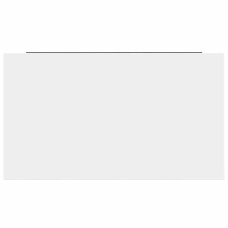 vidaXL Półka ścienna, biała, wysoki połysk, 40x23x3,8 cm, MDF