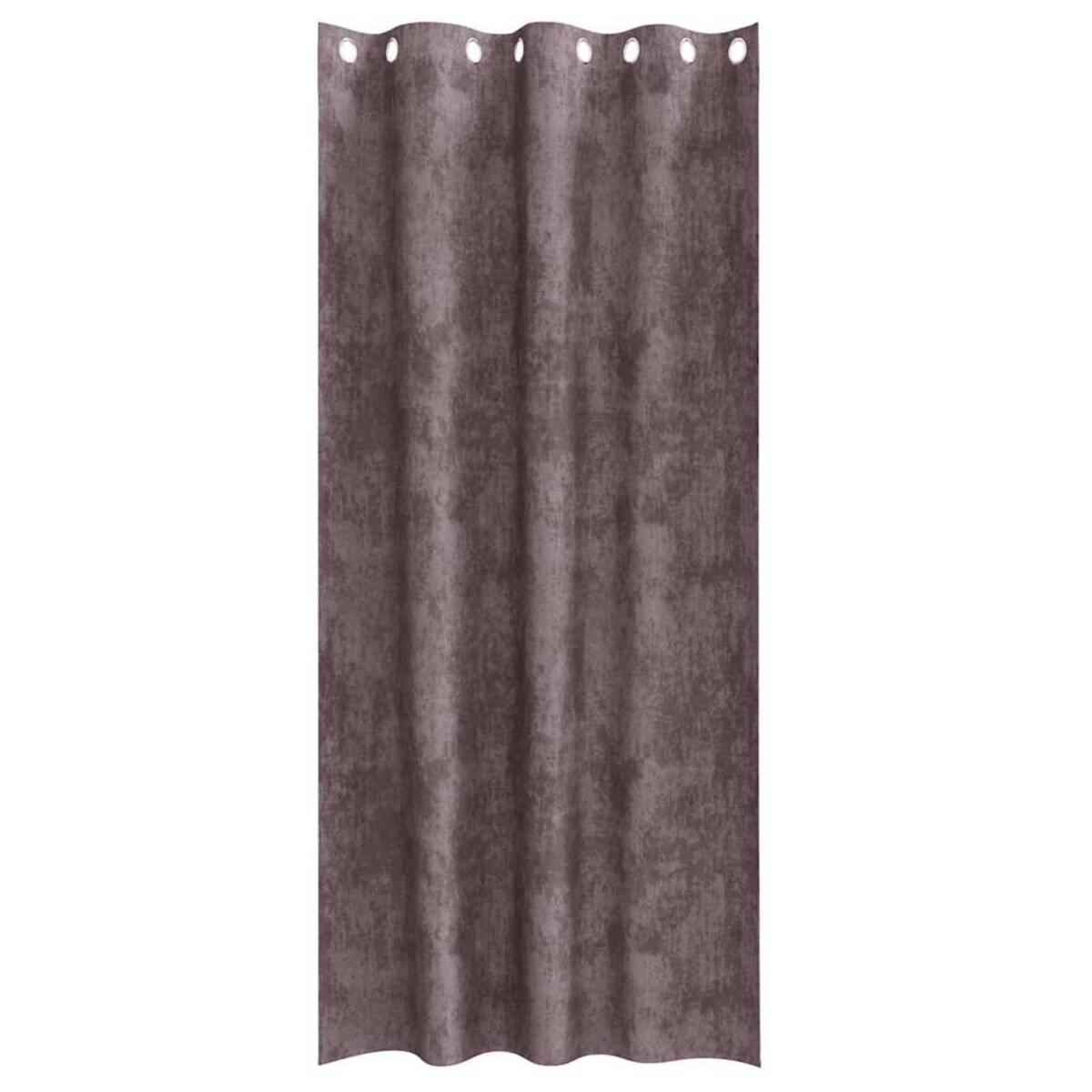 vidaXL Zasłona z zasłonami 2 pcs Brązowy 225 x 140 cm Aksamit