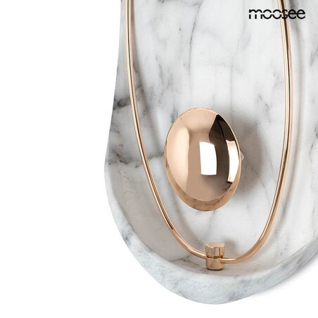 Ścienna lampa doo jadalni Rock MSE1501100145 Moosee LED 4W 3000K biała złota