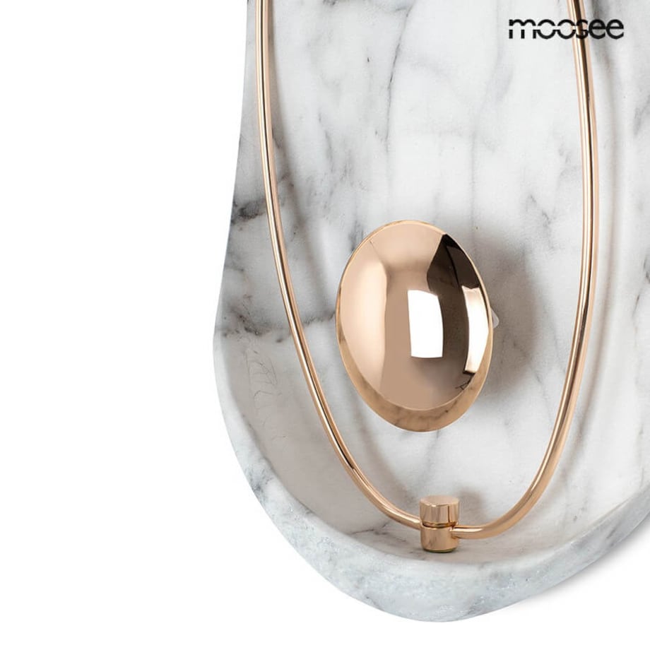 Ścienna lampa doo jadalni Rock MSE1501100145 Moosee LED 4W 3000K biała złota