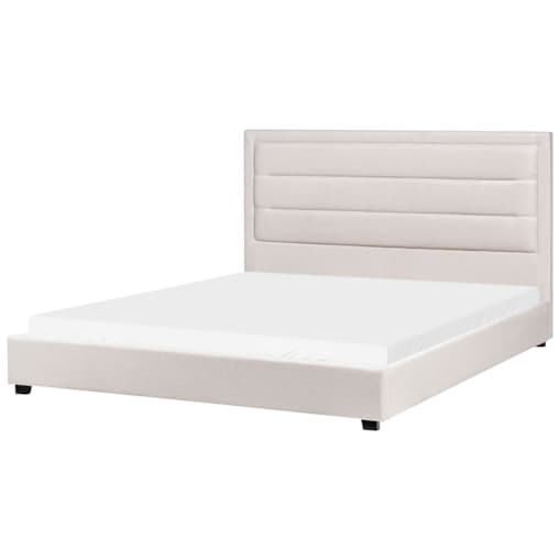 Łóżko wodne ROUEN 180 x 200 cm Jasnobeżowy