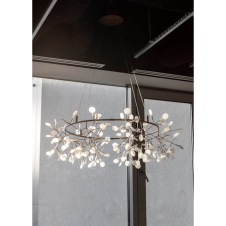 Wisząca lampa Flora MSE010100251 LED 64,8W nad stół czarna