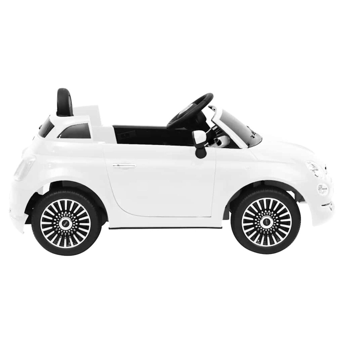 vidaXL Elektryczny samochód jeździk Fiat 500, biały