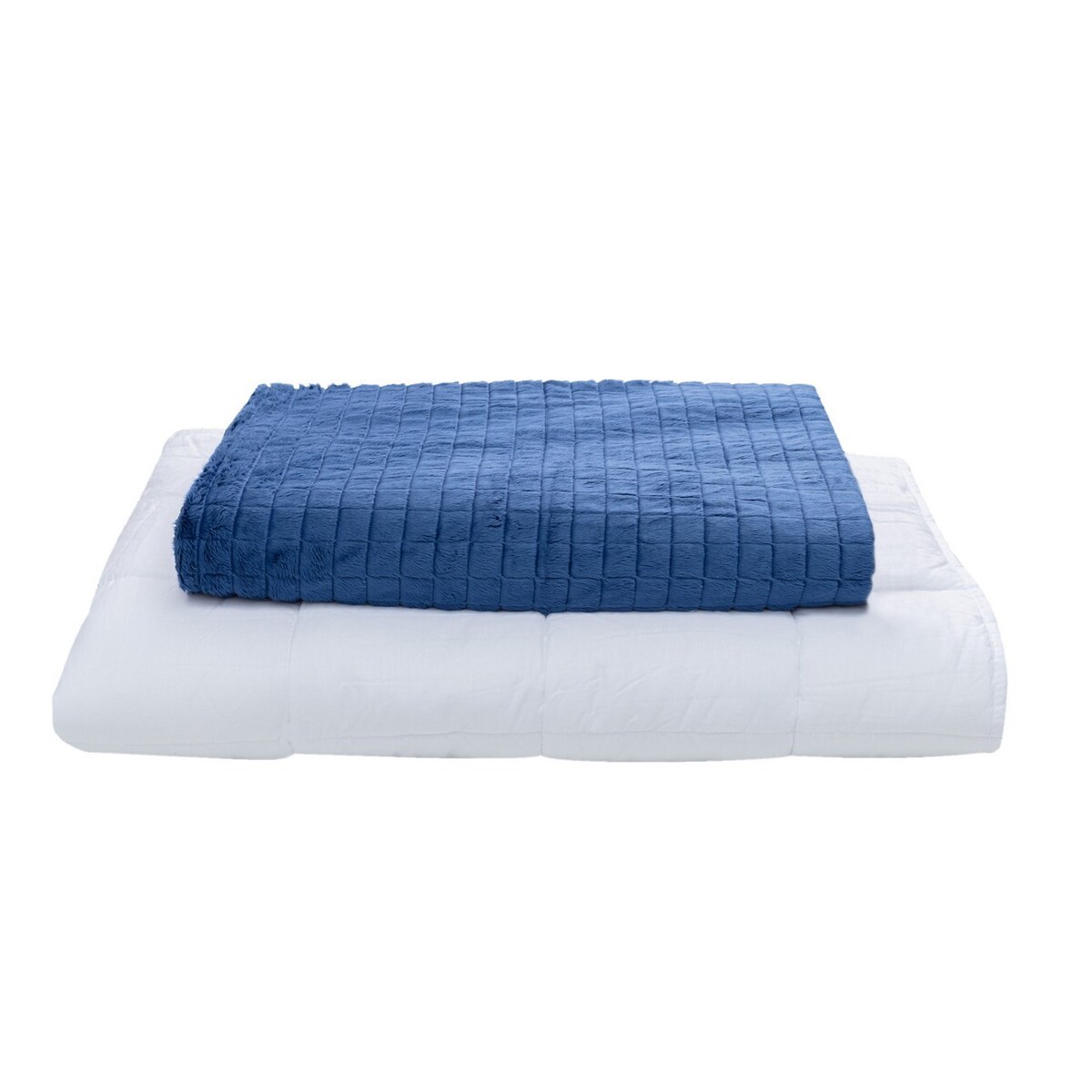 Kołdra obciążeniowa Relax 8kg 150x220cm royal blue, 150 x 200 cm